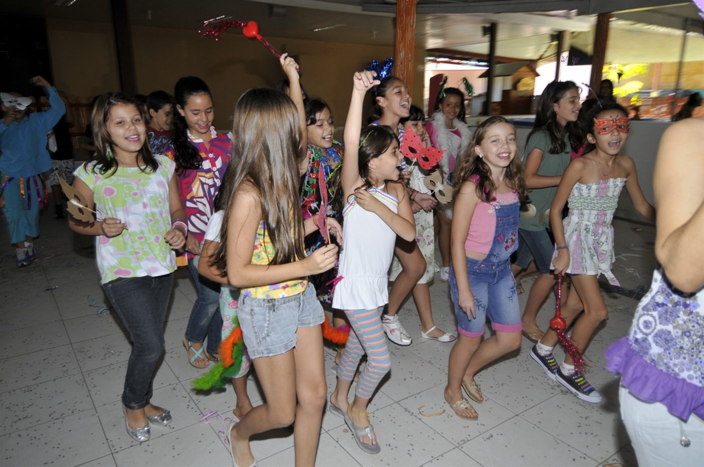 Alunas do OMNI no carnaval de 2009